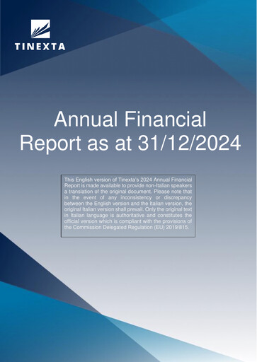 Thumbnail Tinexta Annual Report 2024