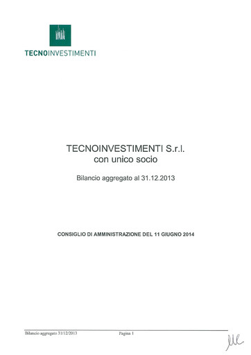 Thumbnail Tinexta Financial Statement 2013
