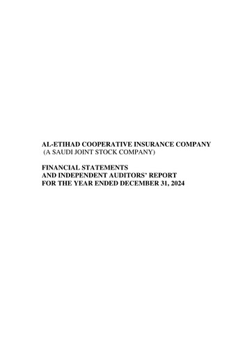 Miniature Al-Etihad Cooperative Insurance Bilan financier 2024