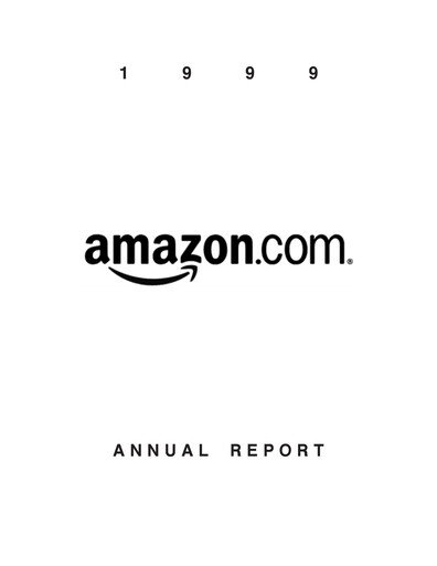 Thumbnail Amazon Annual Report 1999