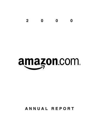 Thumbnail Amazon Annual Report 2000