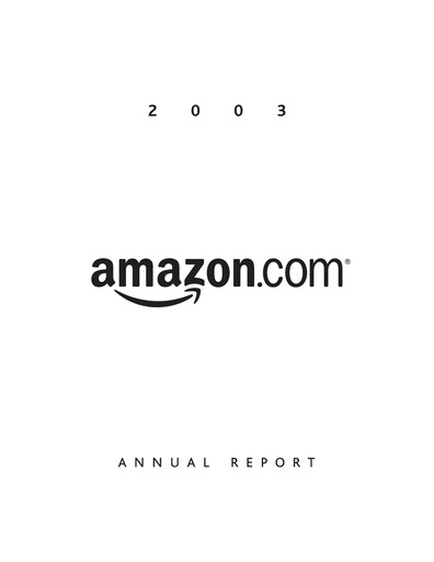 Thumbnail Amazon Annual Report 2003