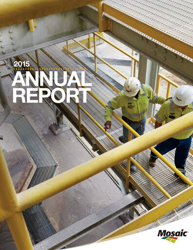 Thumbnail The Mosaic Company Annual Report 2015