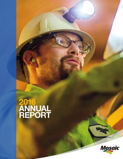 Thumbnail The Mosaic Company Annual Report 2016