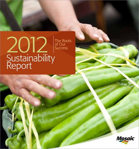 Thumbnail The Mosaic Company Sustainability Report 2012