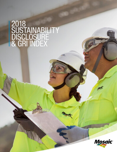 Thumbnail The Mosaic Company Sustainability Report 2018