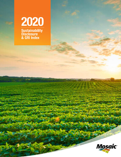 Thumbnail The Mosaic Company Sustainability Report 2020