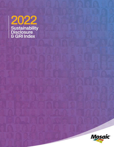 Thumbnail The Mosaic Company Sustainability Report 2022