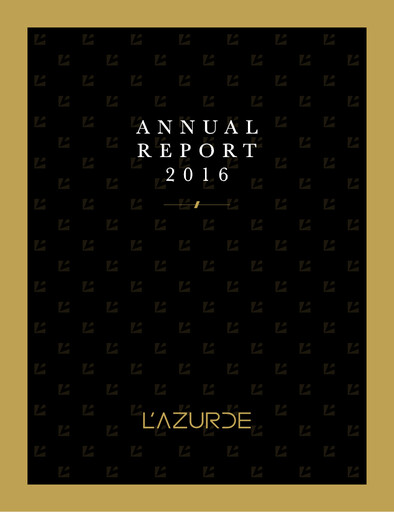 Thumbnail L'azurde Company for Jewelry Annual Report 2016