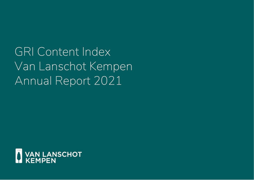 Thumbnail Van Lanschot Kempen ESG Report 2021