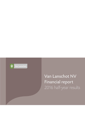 Thumbnail Van Lanschot Kempen Half-year Report 2016-h1