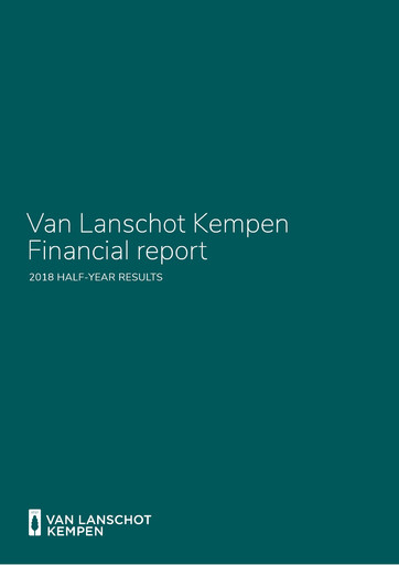 Thumbnail Van Lanschot Kempen Half-year Report 2018-h1