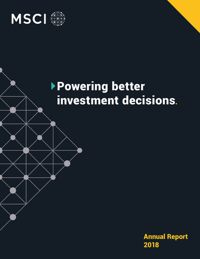 Thumbnail MSCI Annual Report 2018