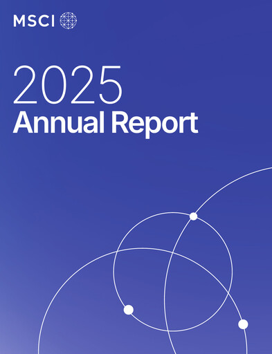 Thumbnail MSCI Annual Report 2025
