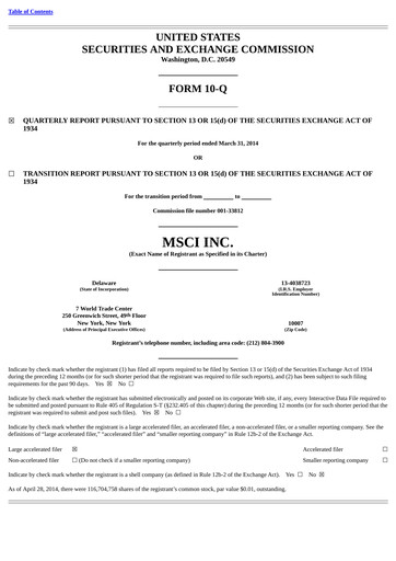 Thumbnail MSCI Quarterly Report 2014-q1