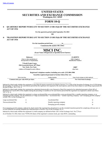 Thumbnail MSCI Quarterly Report 2022-q3