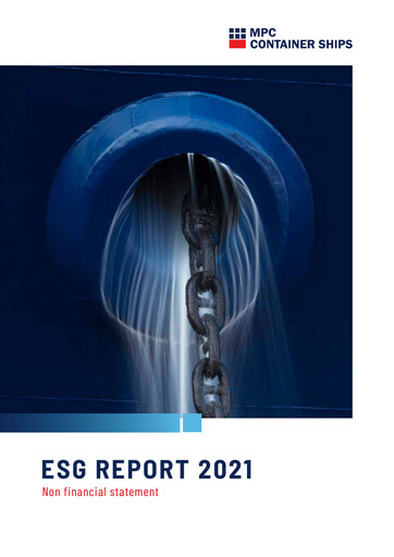 Thumbnail MPC Container Ships ESG Report 2021