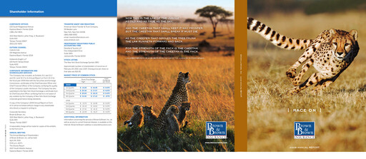 Thumbnail Brown & Brown
 Annual Report 2009