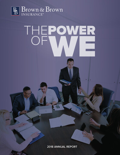 Thumbnail Brown & Brown
 Annual Report 2018