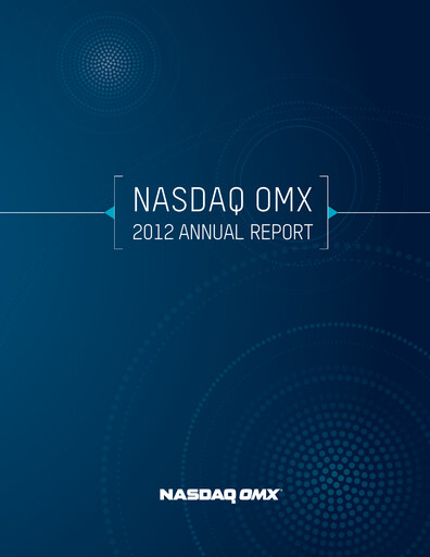 Miniature Nasdaq Rapport annuel 2012