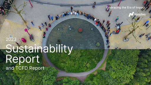 Vorschaubild Nasdaq Nachhaltigkeitsbericht 2023