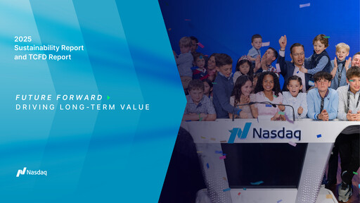 Vorschaubild Nasdaq Nachhaltigkeitsbericht 2025
