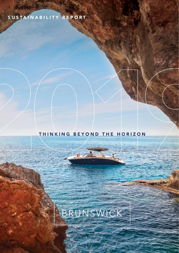 Thumbnail Brunswick Corporation Sustainability Report 2019