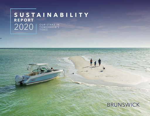 Thumbnail Brunswick Corporation Sustainability Report 2020