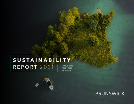 Thumbnail Brunswick Corporation Sustainability Report 2021