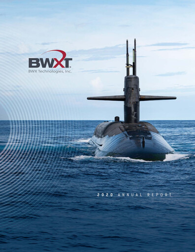 Thumbnail BWX Technologies
 Annual Report 2020