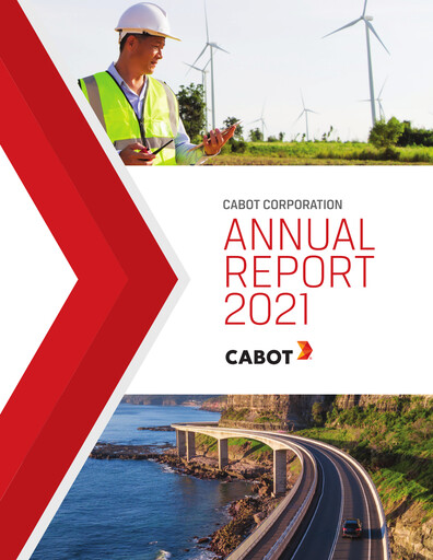 Miniature Cabot Corporation
 Rapport annuel 2021