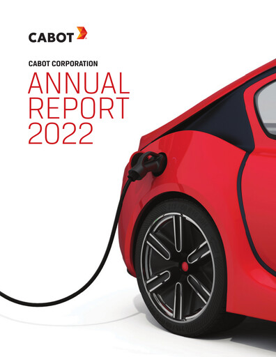 Miniature Cabot Corporation
 Rapport annuel 2022