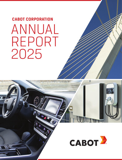 Miniature Cabot Corporation
 Rapport annuel 2025