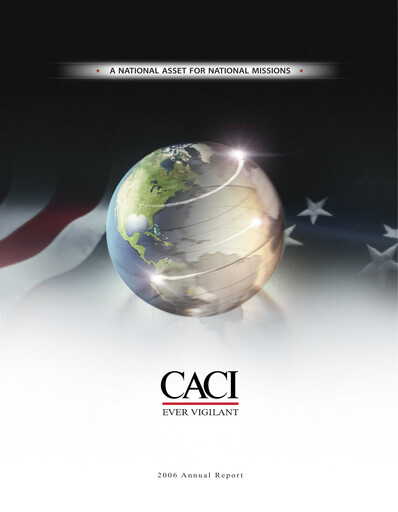 Thumbnail CACI International Inc Annual Report 2006