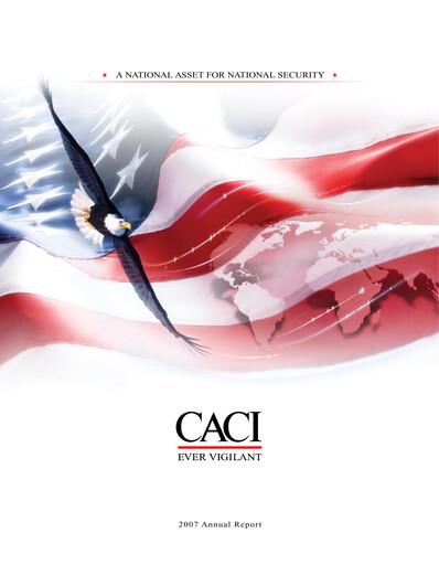Thumbnail CACI International Inc Annual Report 2007