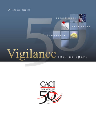 Thumbnail CACI International Inc Annual Report 2011