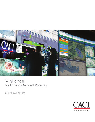 Thumbnail CACI International Inc Annual Report 2016
