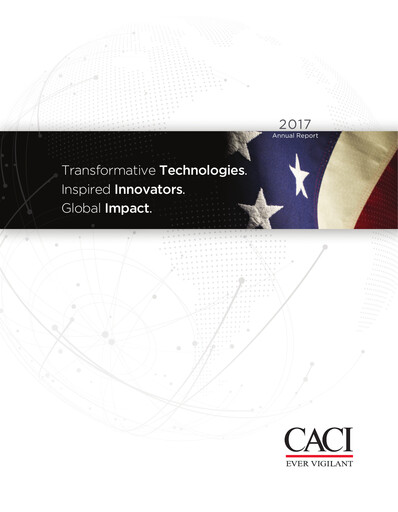 Thumbnail CACI International Inc Annual Report 2017