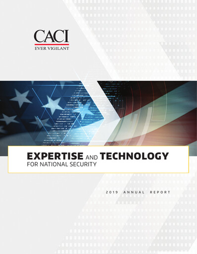 Thumbnail CACI International Inc Annual Report 2019