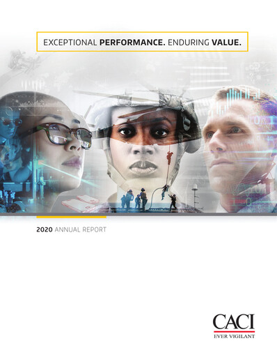 Thumbnail CACI International Inc Annual Report 2020