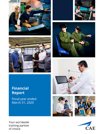 Thumbnail CAE Annual Report 2020