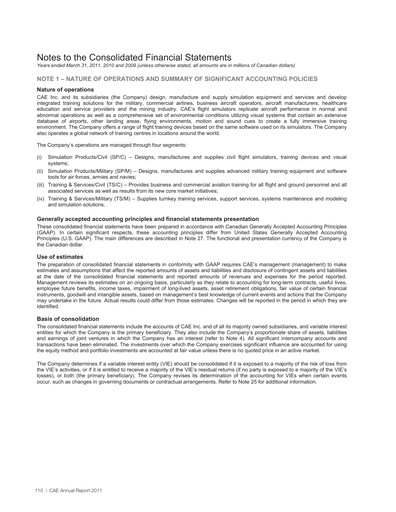 Thumbnail CAE Financial Statement 2011