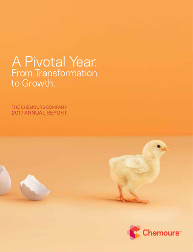 Thumbnail Chemours
 Annual Report 2017