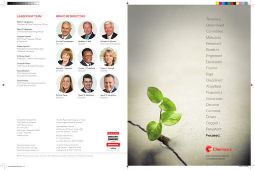 Thumbnail Chemours
 Annual Report 2019