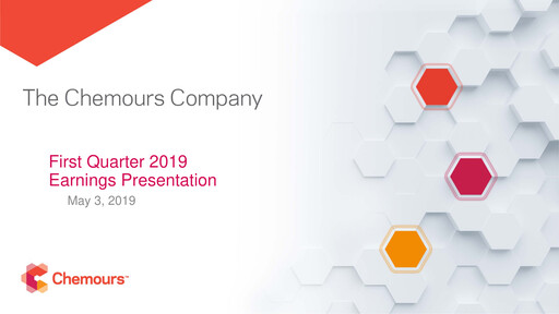 Thumbnail Chemours
 Quarterly Report 2019-q1