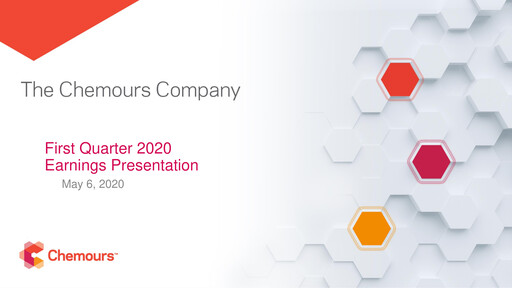 Thumbnail Chemours
 Quarterly Report 2020-q1