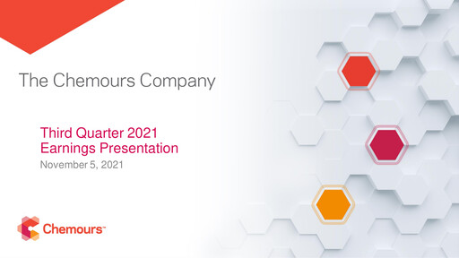 Thumbnail Chemours
 Quarterly Report 2021-q3