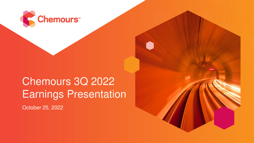 Thumbnail Chemours
 Quarterly Report 2022-q3