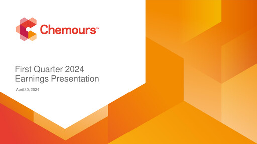 Thumbnail Chemours
 Quarterly Report 2024-q1