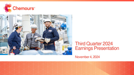 Thumbnail Chemours
 Quarterly Report 2024-q3